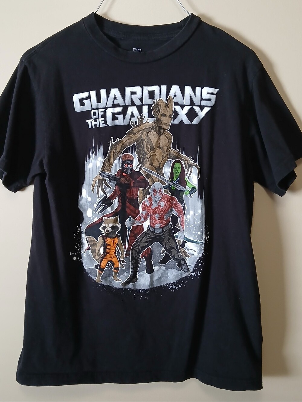 Guardians of the Galaxy mens black short sleeve t shirt size small like new